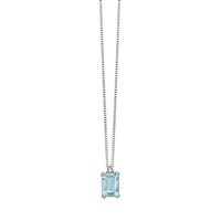 Collana Donna Oro Donna Luce in Oro bianco Acquamarina DHPA7181.002